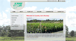Desktop Screenshot of countryjoesnursery.com
