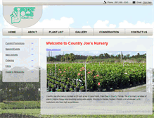 Tablet Screenshot of countryjoesnursery.com